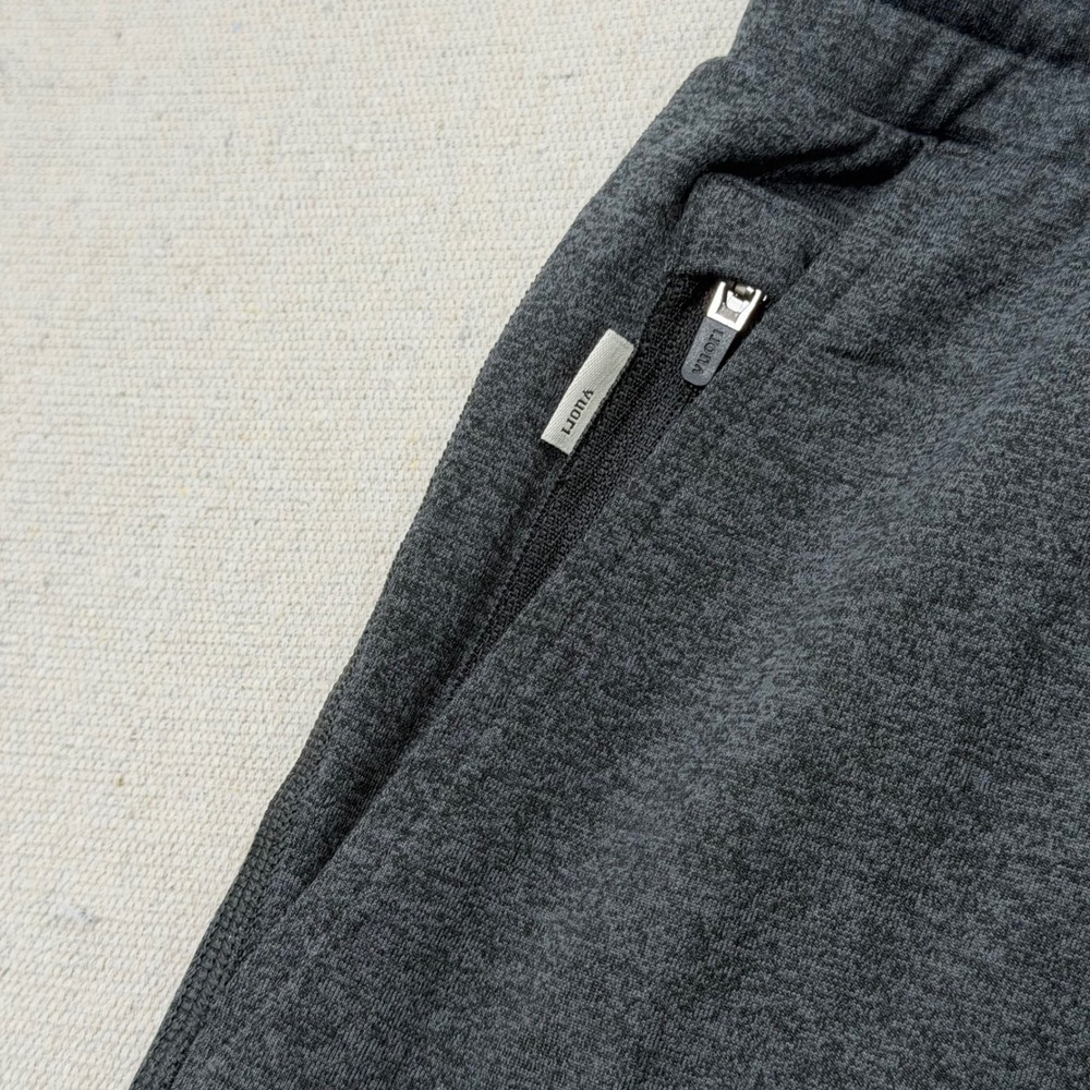 NWT Vuori Ponto Short Mens XL Charcoal Heather Athletic Lounge Performance 7.5" - Picture 5 of 12